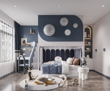 Nordic Style Boy's Room And Son's Room-ID:113019944