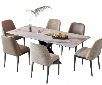 Modern Dining Table And Chairs-ID:436749941