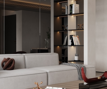 Modern A Living Room-ID:415256029