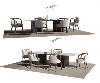 Modern Dining Table And Chairs-ID:641351949