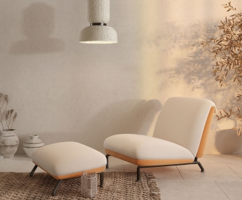 Wabi-sabi Style Lounge Chair-ID:397058017