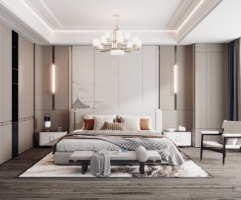 New Chinese Style Bedroom-ID:779037008