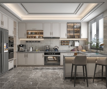 New Chinese Style Open Kitchen-ID:203568995