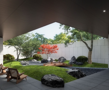 Modern Courtyard/landscape-ID:596165903
