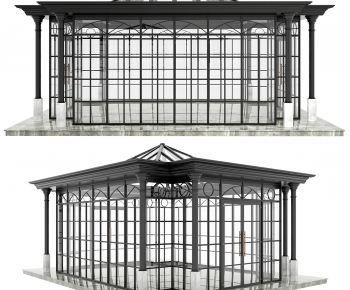 French Style Glass Sun Room-ID:373404988