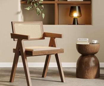Wabi-sabi Style Single Chair-ID:895102027