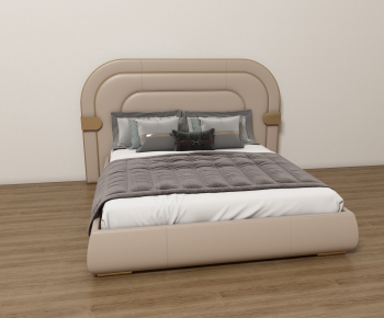 Modern Double Bed-ID:510735994