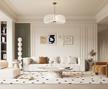 French Style A Living Room-ID:610069999