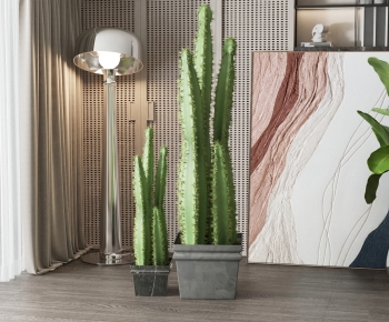 Modern Potted Green Plant-ID:634970908