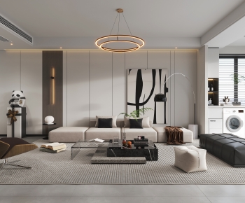 Modern A Living Room-ID:141731987