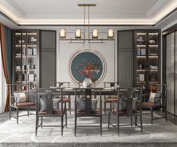 New Chinese Style Dining Room-ID:429753076