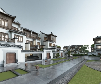 New Chinese Style Villa Appearance-ID:907010081