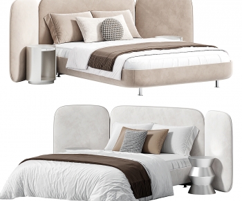 Modern Double Bed-ID:859990127