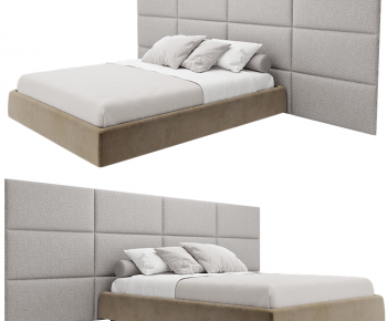 Modern Double Bed-ID:566179816