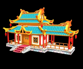 Chinese Style Building Appearance-ID:949795969