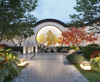 New Chinese Style Courtyard/landscape-ID:116250044