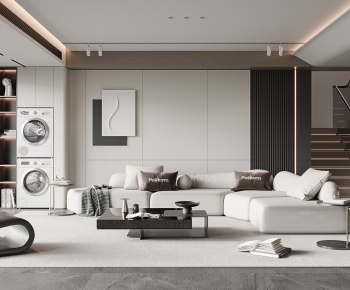 Modern A Living Room-ID:352451095
