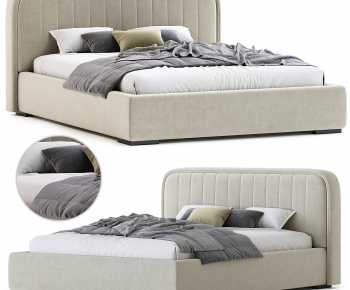 Modern Double Bed-ID:311788082