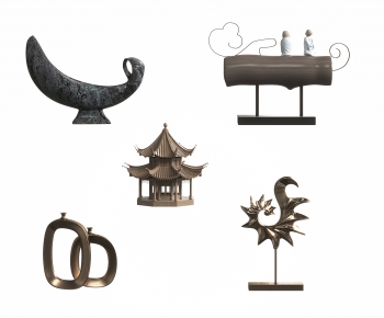 New Chinese Style Decorative Set-ID:294445999