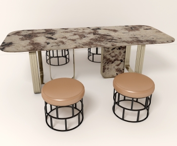 Modern Dining Table And Chairs-ID:805228955