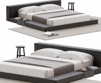 Modern Double Bed-ID:959331992