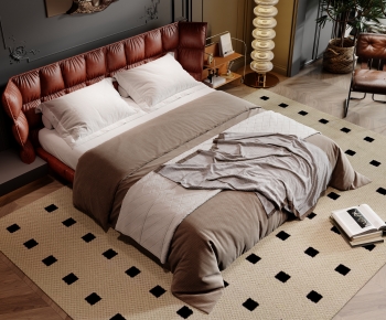 French Style Double Bed-ID:401648049