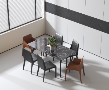 Modern Dining Table And Chairs-ID:283724074