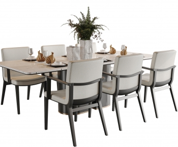 Modern Dining Table And Chairs-ID:618901973