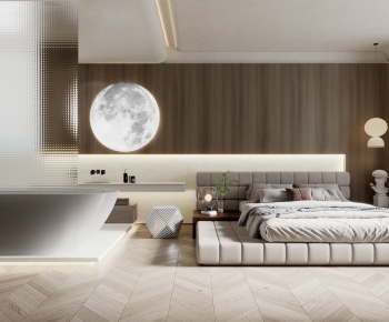 New Chinese Style Bedroom-ID:987400056