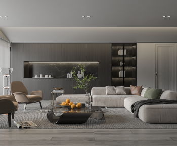 Modern A Living Room-ID:735779052