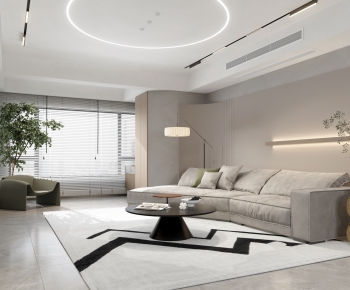 Wabi-sabi Style A Living Room-ID:418257958
