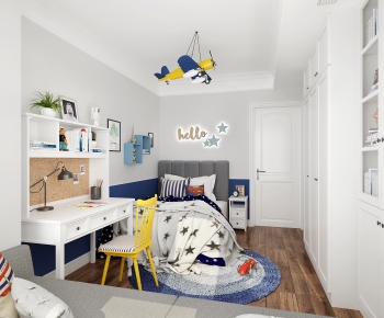 Nordic Style Boy's Room And Son's Room-ID:529077052
