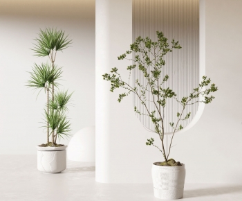 Modern Potted Green Plant-ID:157171965