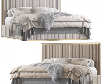 Modern Double Bed-ID:922383078