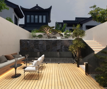 New Chinese Style Courtyard/landscape-ID:204736956