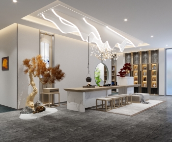 New Chinese Style Office Tea Room-ID:622638948