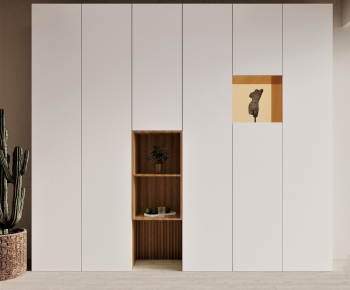Wabi-sabi Style Decorative Cabinet-ID:359735011