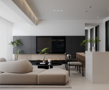 Modern A Living Room-ID:115582946