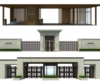 New Chinese Style Building Component-ID:218447927
