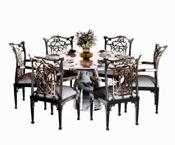 Modern Dining Table And Chairs-ID:473812106
