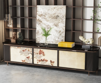 New Chinese Style TV Cabinet-ID:875349048