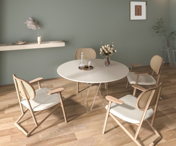 French Style Dining Table And Chairs-ID:702554946