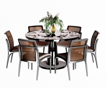 Modern Dining Table And Chairs-ID:995946885