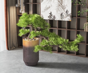 New Chinese Style Potted Green Plant-ID:467217922