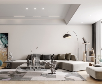 Modern A Living Room-ID:137243991