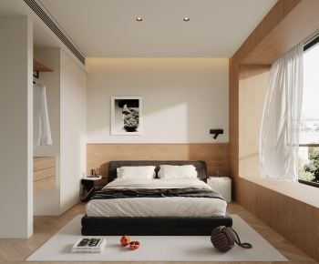 Wabi-sabi Style Bedroom-ID:516860965