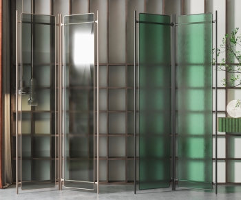 Modern Glass Screen Partition-ID:516369324