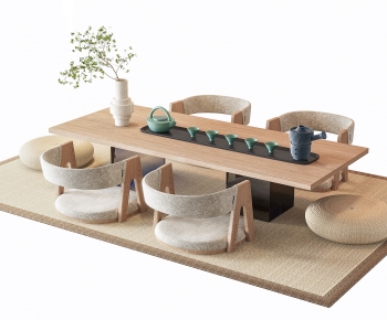 Japanese Style Tea Tables And Chairs-ID:972829104