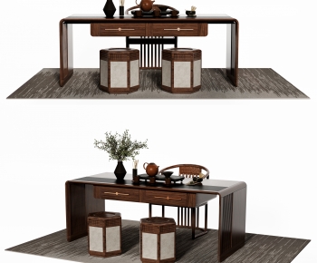 New Chinese Style Tea Tables And Chairs-ID:832947974