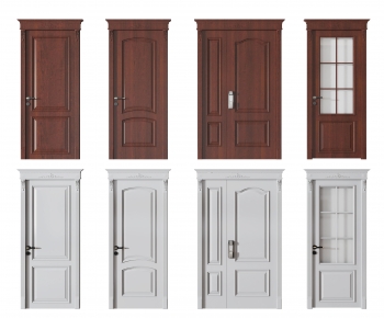 Simple European Style Single Door-ID:866941937
